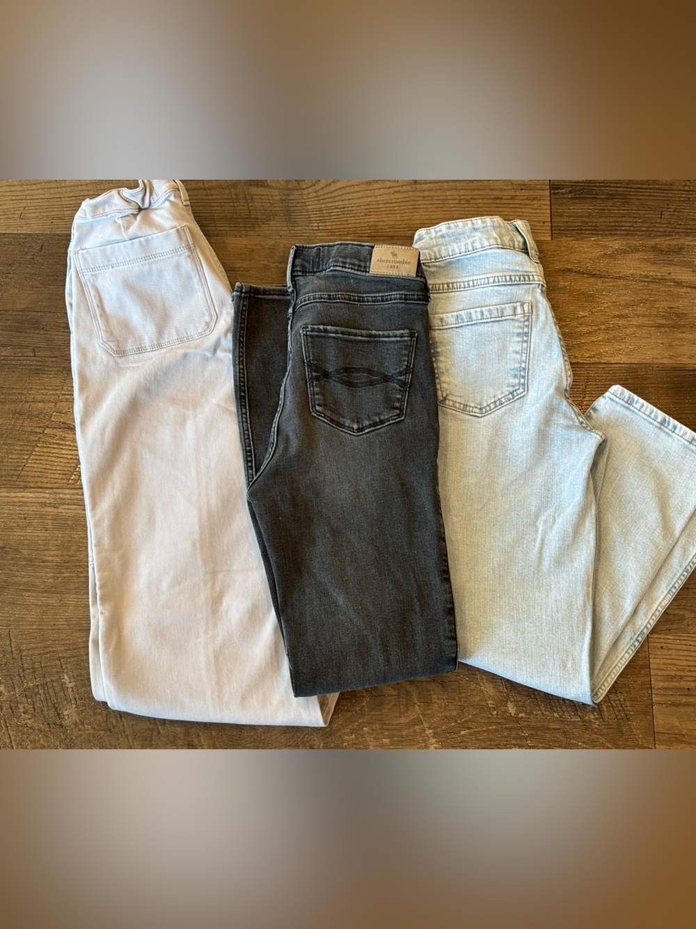 Girls Abercrombie Kids Jeans/Pants Lot 10/12 12/14 Stretch Denim Cargo/Crop